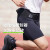 FlipBelt专业跑步短裤轻压缩紧身裤男夏马拉松运动速干腰包袋鼠裤 凝夜紫 XL