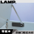 LAMP日本lamp蓝普家具顶翻门支撑杆液压杆支撑杆橱柜气撑HDS-20 右用：HDS-20HR-BL：一只价