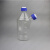 2000ml 废液瓶 HPLC 液相色谱流动相溶剂瓶 蓝色广口瓶 丝口试剂 2升 侧面2口实心盖