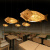 鸿松鱼形吊灯鲤鱼中式灯饰创意个性茶楼农家乐灯日式料理餐厅 大号