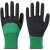 手套耐磨劳保透气耐用防滑干活工作工地橡胶乳胶胶皮手套 耐磨绿纱黑发泡