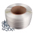 柔性聚酯纤维打包带手工高强度收紧集装箱物流包装捆扎钢丝扣机32 白色3.2厘米宽250米