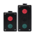 德力西按钮开关LA4-2H 3H启动电源组合开关盒自复位双联红绿按钮 LA4-3H