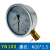 YN100耐震压力表油压表0-1.6/2.5/40Mpa液压水压抗震径向 YN100耐震-0.1-0MPa