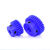 蓝色尼龙齿轮1模15齿-60齿电机凸台齿轮圆柱直齿轮塑料正齿轮 深紫色