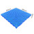 JN JIENBANGONG 加厚塑料托盘仓库垫板塑胶卡板地台板网格栈板防滑防潮板地垫 圆形孔蓝色800*800*50mm