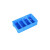 塑料盒子长方形塑料零件盒周转盒物料盒螺丝盒配件箱胶箱收纳盒B 长四格（蓝）外_365_200_90MM