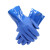 东亚501 耐油浸塑手套 耐酸碱耐磨防滑 重工业防护PVC橡胶手套 5副