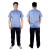 大杨818制服式短袖 50套 套装 （联系客服备注尺码）蓝色 定制