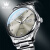 欧利时瑞士认证手表男防水夜光男士手表全自动机械表商务名表十大品牌 银灰钢带升级版性能提升终身保