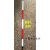 工程测量用花杆经纬仪活接铝合金活节标尺标杆红白杆标记杆2/5 1米段