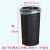 100只黑色垃圾袋塑料袋地铁垃圾桶宾馆走廊细长桶瘦高桶平口 黑色42*80cm100只-细长桶用 加厚
