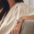 Pandora潘多拉玫瑰金色玫瑰花瓣装饰戒指对戒189412C01 （授权到期）礼物新年情侣 玫瑰金色 50cm