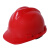 安全帽工地免费印字 新国标V型ABS 建筑工程施工电力领导监理头盔 加厚工业防护工人帽子 定制 红色