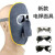 眼镜适用电焊面罩焊工轻便二保氩弧焊接全脸防护面具透气定制防烤 塑料PC+玻璃白镜/绑带