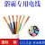 国标铜线RVV护套线4 5 6 7 8 10芯1 1.5 2.5平方浴霸专用电线 国标5芯1.0平方(1米价)2000瓦