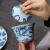 MULTIPOTENT仿古青花龙纹盖碗中式陶瓷功夫茶具泡茶杯泡茶碗