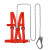 星工（XINGGONG）安全带 高空作业户外施工身体防护定制单钩双背式安全绳 3米绳大钩