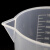塑料带柄烧杯25050010002000ml化学实验烘焙透明刻度带把量杯 500ml【无柄】-5个