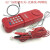 1002查线机查号机电信移动联通用测试电话机工程维修线路 红色出厂配置+模块线+鸭嘴线