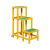 达润玻璃钢绝缘高低凳绝缘凳电工梯凳电力高压可移动式双层凳三层平台 一层 高40cm*30*50