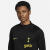 耐克（NIKE）男款运动足球外套 新款 夹克吸湿排汗修身速干休闲舒适 DM2301 Black/Volt 2XL