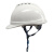 诺瑞斯安 安全帽工地 免费印字 国标V型ABS 建筑工程电力施工劳保工人头盔 加厚V型透气白色