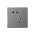 开关插座面板家用灰色墙壁插座86型五孔USB空调16A插座813 空白面板