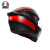 AGV K1摩托车头盔男女赛车骑行四季机车全盔安全帽亚洲版 3C认证 WARMUP MATT BLACK RED XL (适合59-61头围)