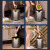 垃圾桶户外大号不锈钢厨房厕所卫生间茶水渣北欧酒店简约铁筒 15L银圈-紫薯燕麦纹