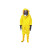 出极 重型连体防化服 液氮硫酸服 一件价  PVC黄色