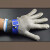 京度 不锈钢5级防切割耐磨屠宰园艺手部防护劳保钢丝手套(单只装) 银灰色 XL