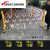 电力施工安全护栏玻璃钢绝缘移动伸缩围栏道路警示隔离栏栅栏围挡 红白色1.2米高5米长