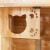托克拉克宠物橡木实木猫窝豪华猫别墅木质猫笼房子大型家用繁育猫舍展示柜多层木质跳台厂家直销 小号900*600*900