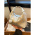 袋鼠（KANGAROO）小众刺绣新中式包包女士2024新款夏季单肩斜挎包国风手提包饺子包 蓝色