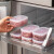 SSEURAT冰箱收纳盒冻肉分格盒子冷冻保鲜盒食物分装盒食品级冰箱 6个装 透明款