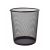 定制加厚防锈铁网垃圾桶金属垃圾篓办公室铁丝网废纸篓卫生间无盖 小三件套(送袋60只)+6夹子