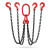 起重链条吊索具成套 链条索具杭鸽吊装工具羊角勾吊钩吊环组合吊 6.4吨1米4腿