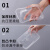 一次性餐盒圆形打包盒长方形饭盒加厚级塑料外卖盒冰粉碗带盖 1000ml透明长方形（50套带盖）+50双筷子
