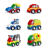 辰至尚品积木拼装儿童玩具大颗粒大号玩具车男孩智力0-3-6岁儿童礼物 云梯车