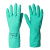 37-176丁腈手套防水腐蚀化学品酸碱耐溶剂耐油实验手套 29-500型耐硝酸硫酸手套 XL