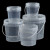 冰禹 BYA-153 透明水桶 塑料桶 密封打包桶 食品级小水桶涂料桶 3L带提手  