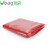 ubag 加厚垃圾分类袋 酒店环卫商用干湿分类垃圾桶袋平口塑料袋GYJ 红色100*120cm（50个）