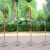 美克杰伞式围栏支架不锈钢围栏杆电力安全围网施工警示带支柱隔离栏支架 普通型10米围网