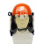 鑫马 消防森林警头盔扑火灭火防护阻燃抢险救灾带面罩披肩 加护目镜款 一个价 