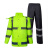 阿力牛  ASF154 户外反光雨衣 男女分体骑行反光服套装 新式安全警示服  荧光绿 170 