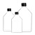 兰诗（LAUTEE）WS4014玻璃细胞培养瓶 螺口斜颈瓶 实验室培养皿  10ml*5