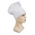 大杨879白色厨师高帽 涤棉工作帽卫生帽 5顶 带松紧 男女通用 厨师帽子 定制