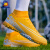 MGRRXINU高端轻奢新款高帮足球鞋男女儿童学生成人草地比赛运动训练鞋 8508黄色SD 37