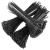 豫选工品  尼龙扎带 自锁式捆扎 线束绑带 自锁式尼龙扎带 5*250mm(150条)黑